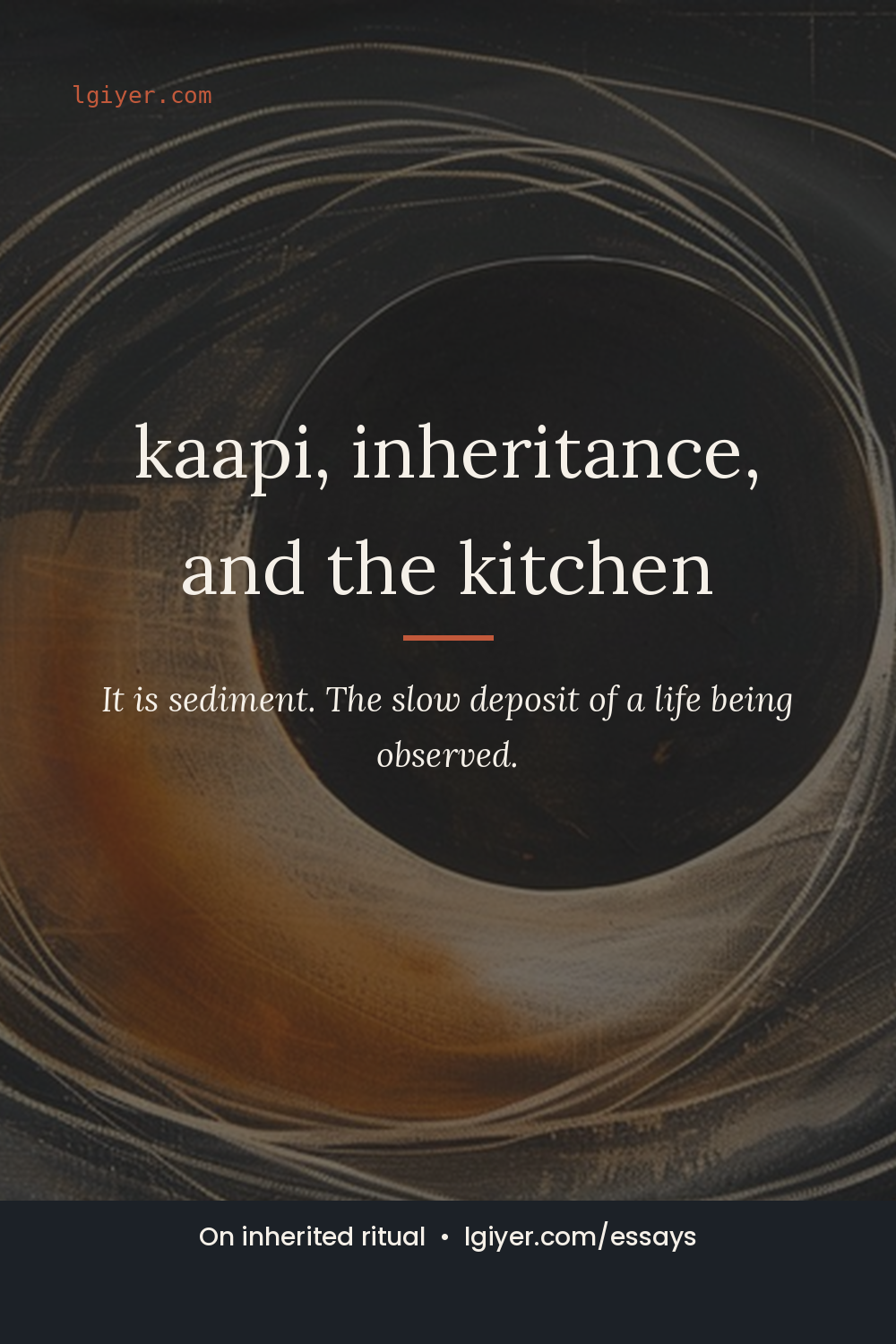 Teaching the Kaapi