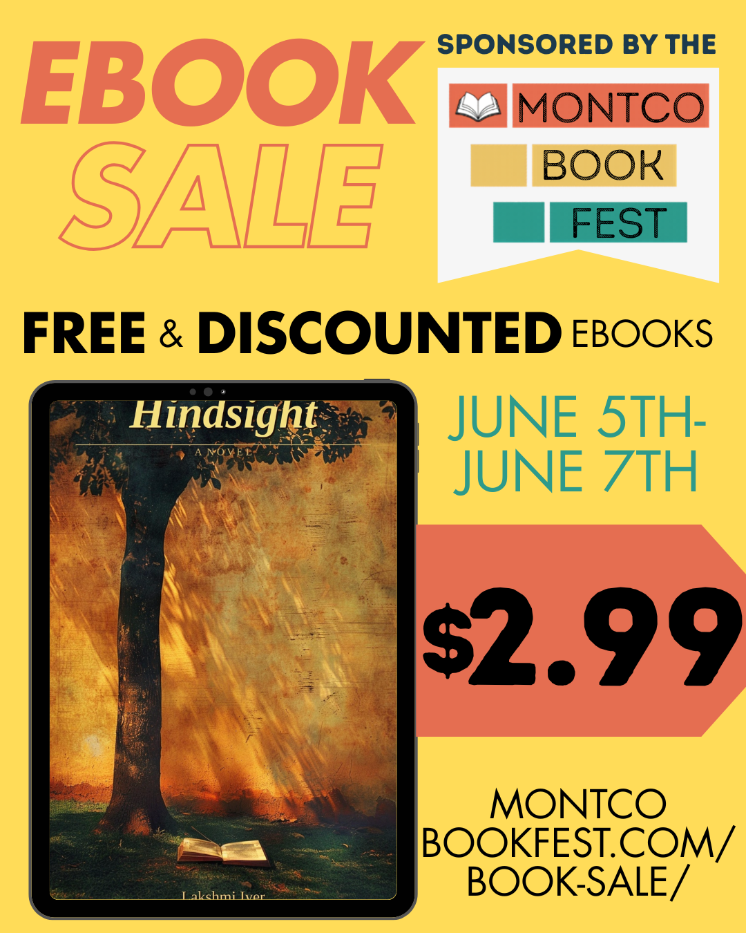 Hindsight is $2.99 This Weekend — Montgomery County Book Fest eBook Sale 3 Hindsight is $2.99 This Weekend — Montgomery County Book Fest eBook Sale